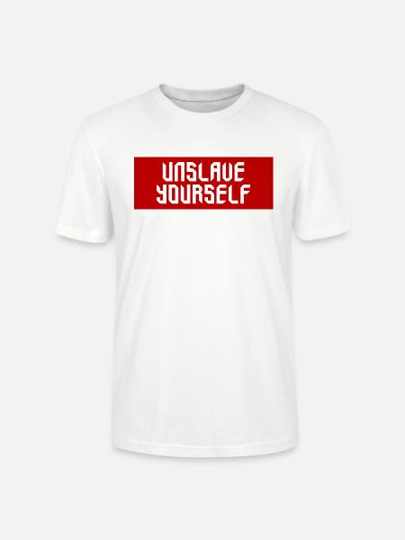unslave yourself - Stanley/Stella Unisex Bio-T-Shirt CRAFTER - Weiß