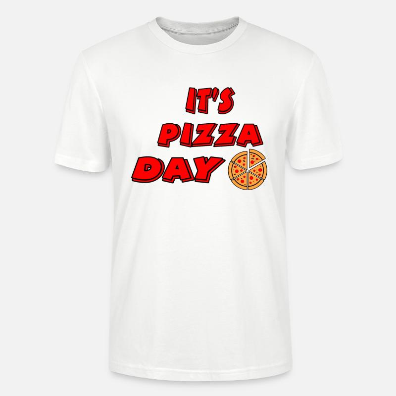 Pizza - Stanley/Stella Unisex Bio-T-Shirt CRAFTER - Weiß