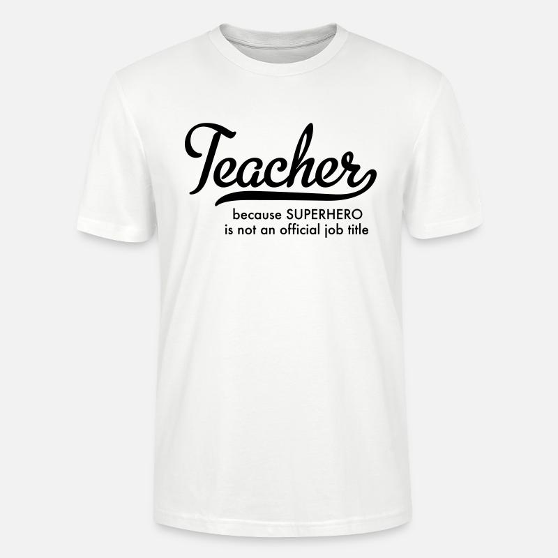 Lehrer - Stanley/Stella Unisex Bio-T-Shirt CRAFTER - Weiß