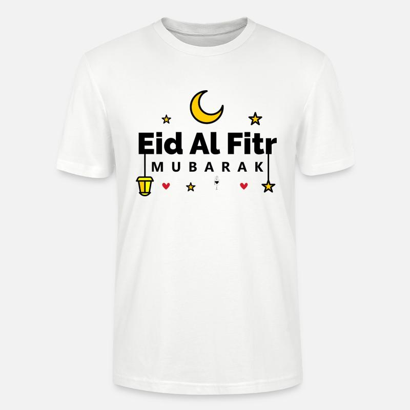 Islam Eid Mubarak - Stanley/Stella Unisex Bio-T-Shirt CRAFTER - Weiß
