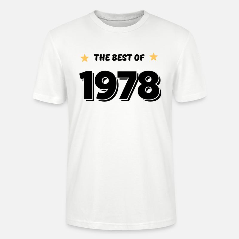 Das Beste von 1978 - Stanley/Stella Unisex Bio-T-Shirt CRAFTER - Weiß