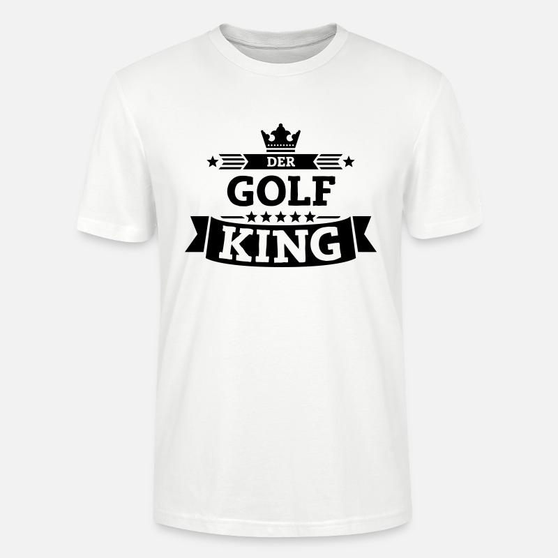 Der Golf-King - Stanley/Stella Unisex Bio-T-Shirt CRAFTER - Weiß