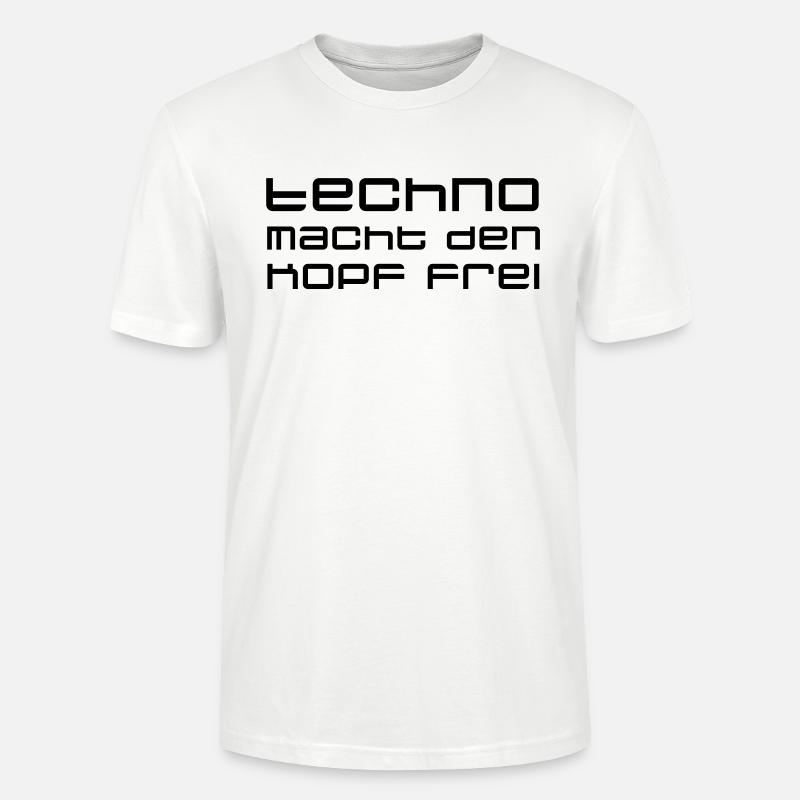 techno - T-shirt bio CRAFTER Stanley Stella Unisexe - blanc