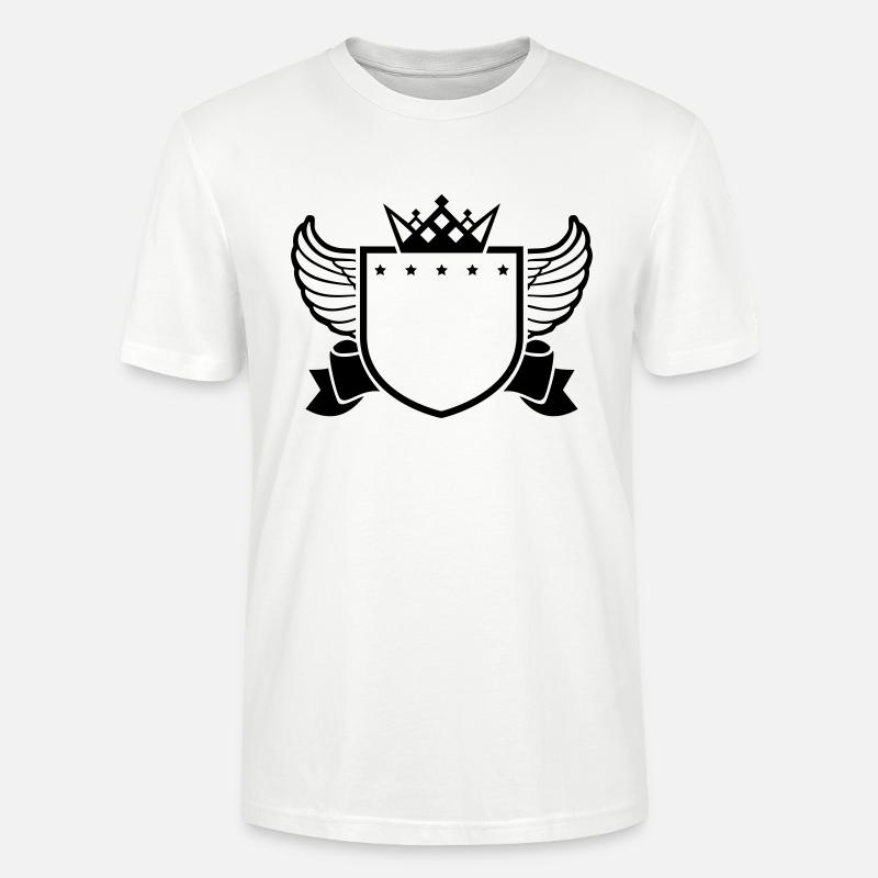 shield_empty_di1 - Stanley/Stella Unisex Bio-T-Shirt CRAFTER - Weiß