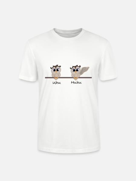 Uhu und huhu - Stanley/Stella Unisex Bio-T-Shirt CRAFTER - Weiß