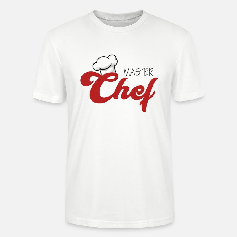 Cuisinier / Chef: Master Chef - T-shirt bio CRAFTER Stanley Stella Unisexe - blanc
