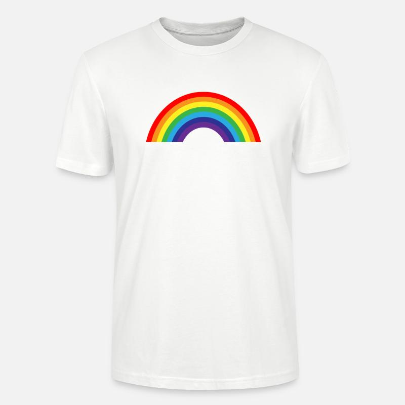 Regenbogen - Stanley/Stella Unisex Bio-T-Shirt CRAFTER - Weiß