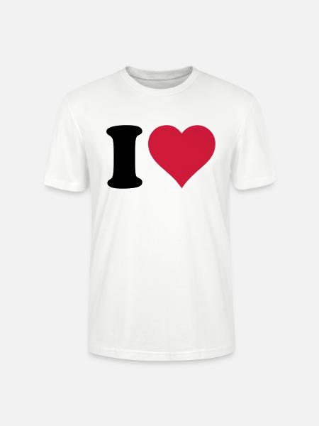 i_love - Stanley/Stella Unisex Bio-T-Shirt CRAFTER - Weiß
