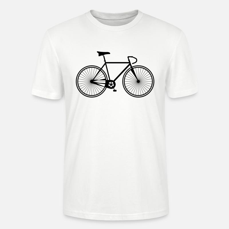 Fahrrad - Stanley/Stella Unisex Bio-T-Shirt CRAFTER - Weiß
