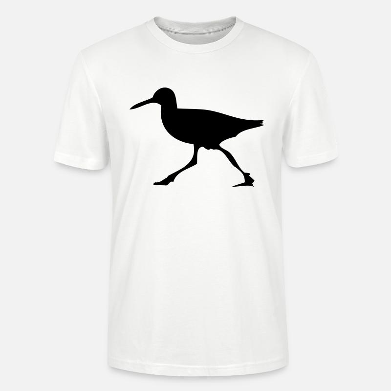 Exécution d'oiseau - T-shirt bio CRAFTER Stanley Stella Unisexe - blanc