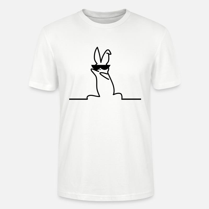 cool lapin - T-shirt bio CRAFTER Stanley Stella Unisexe - blanc