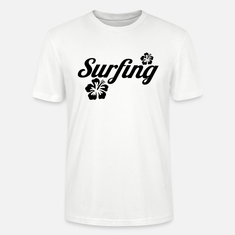 surfing - Stanley/Stella Unisex Bio-T-Shirt CRAFTER - Weiß