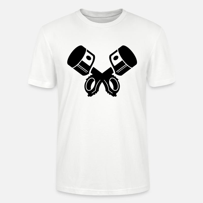 Kolben - Stanley/Stella Unisex Bio-T-Shirt CRAFTER - Weiß