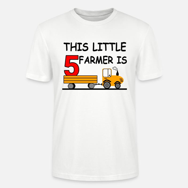 Traktor - Stanley/Stella Unisex Bio-T-Shirt CRAFTER - Weiß