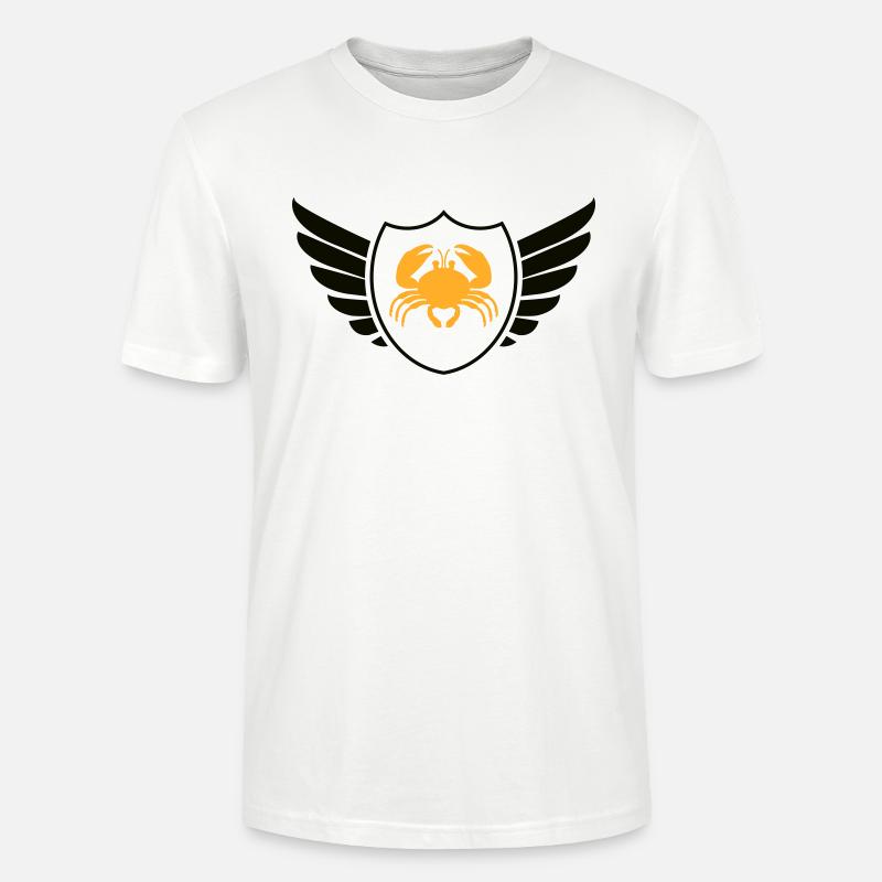 Krabbe Wappen - Stanley/Stella Unisex Bio-T-Shirt CRAFTER - Weiß