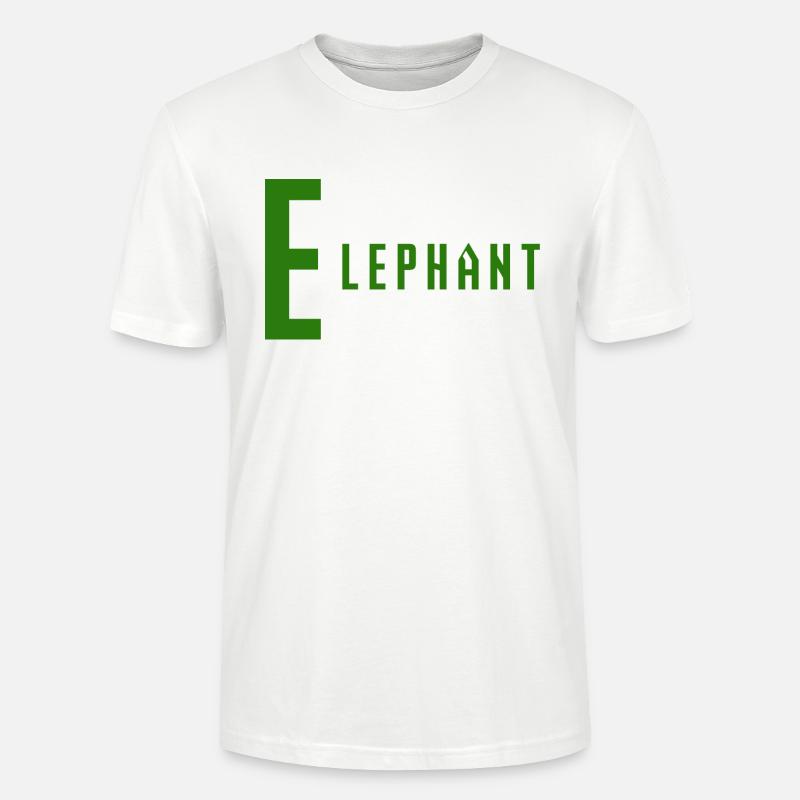 Elephant - Stanley/Stella Unisex Bio-T-Shirt CRAFTER - Weiß