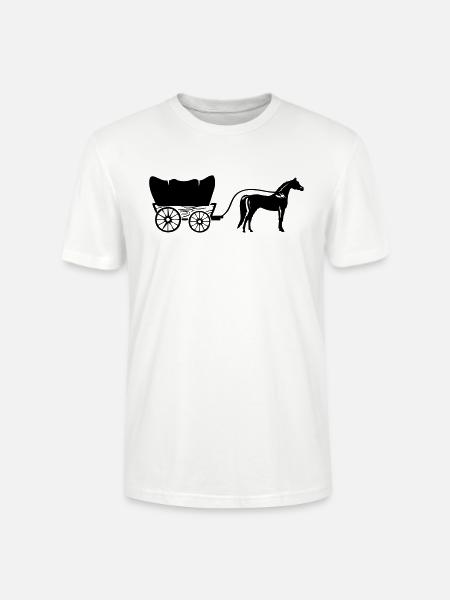 Western Carriage - Stanley/Stella CRAFTER Unisex Organic T-Shirt - white