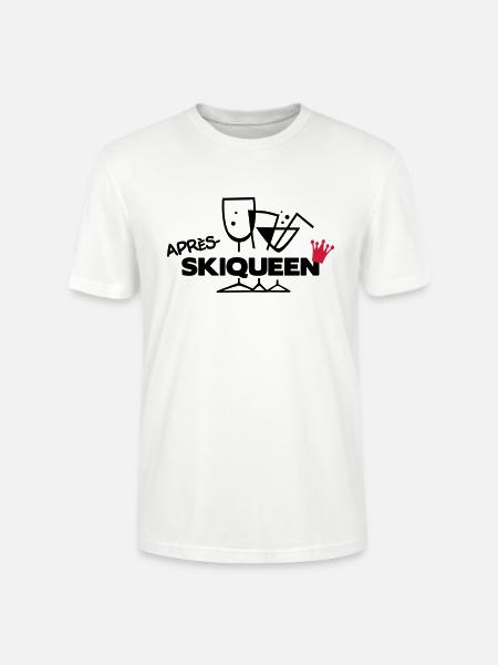 Apres Ski Queen - Stanley/Stella Unisex Bio-T-Shirt CRAFTER - Weiß