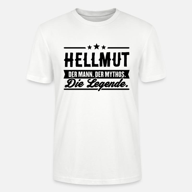 Mann Mythos Legende Hellmut - Stanley/Stella Unisex Bio-T-Shirt CRAFTER - Weiß