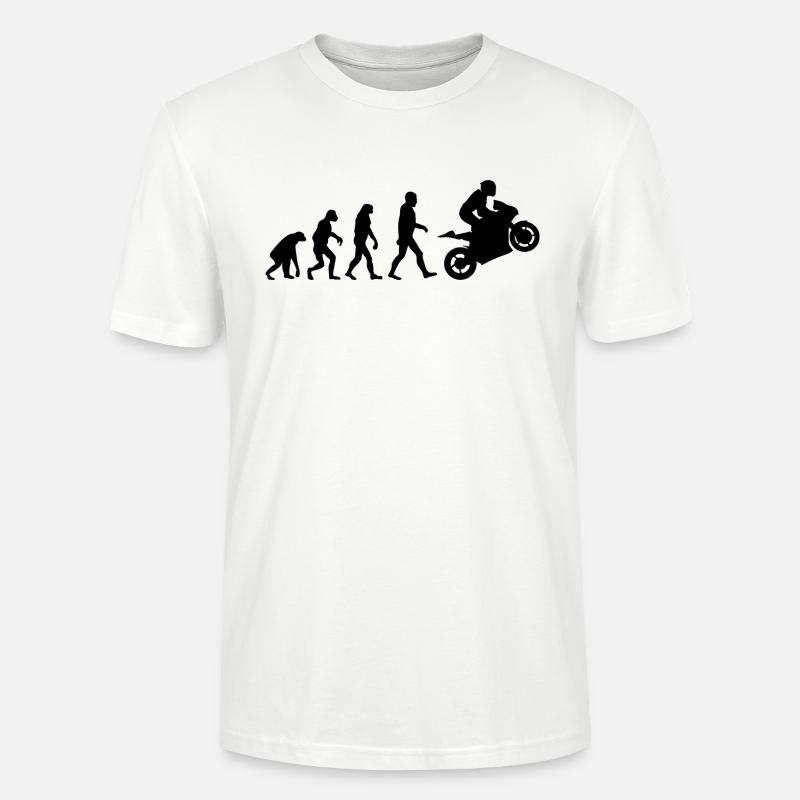 Sport Biker Evolution - Stanley/Stella Unisex Bio-T-Shirt CRAFTER - Weiß