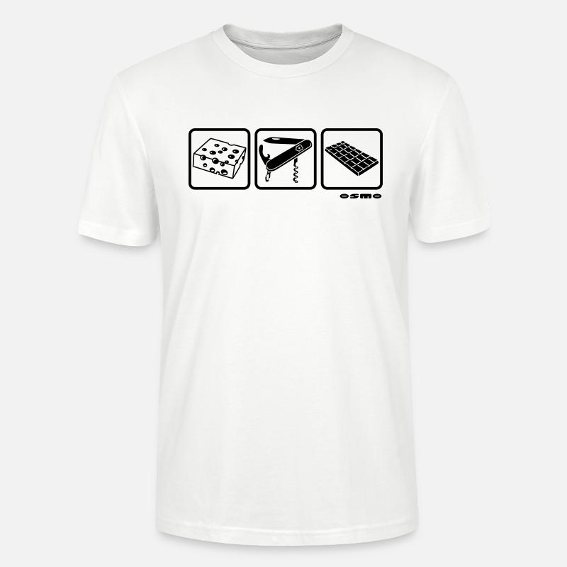 schweizerkaese - Stanley/Stella Unisex Bio-T-Shirt CRAFTER - Weiß
