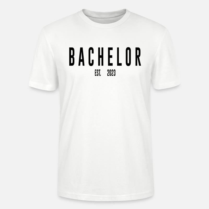 Bachelor 2023 Studium Geschenk - Stanley/Stella Unisex Bio-T-Shirt CRAFTER - Weiß