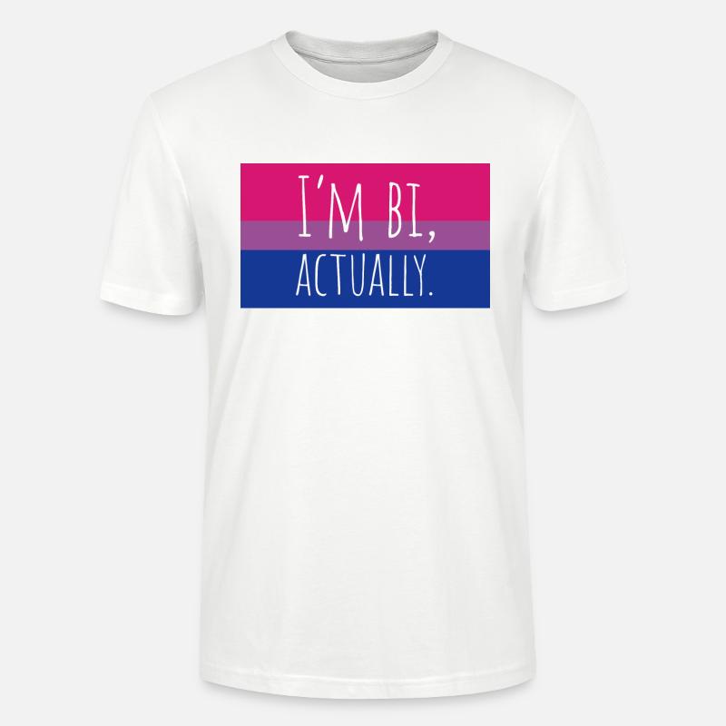 Ich bin eigentlich bi - Stanley/Stella Unisex Bio-T-Shirt CRAFTER - Weiß