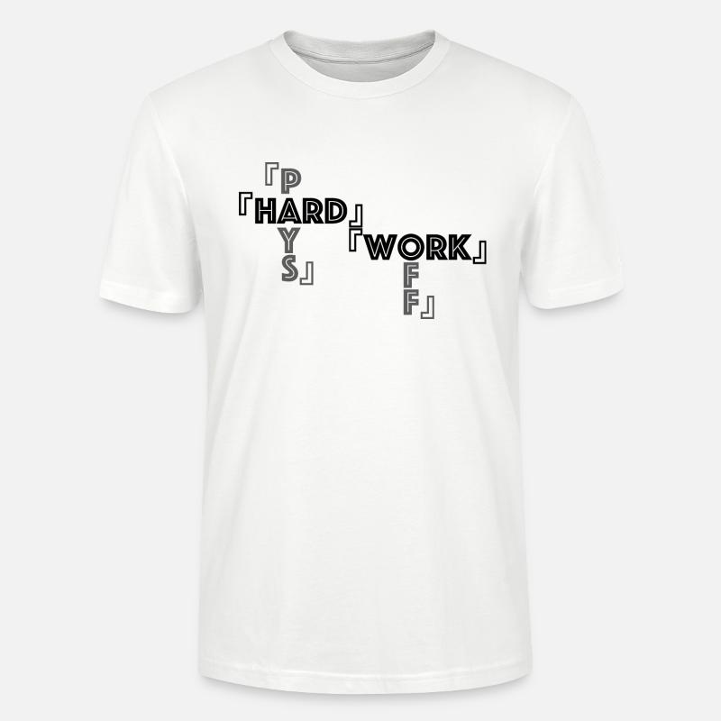 Harte Arbeit - Stanley/Stella Unisex Bio-T-Shirt CRAFTER - Weiß