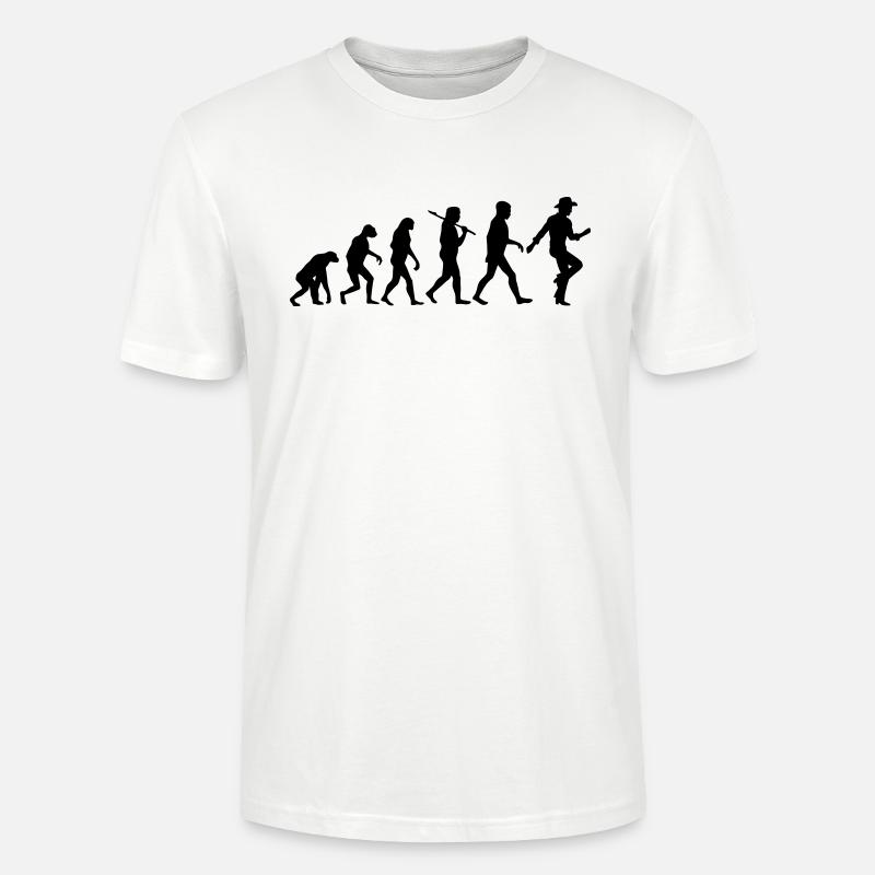 Evolution Linedance Männer - Stanley/Stella Unisex Bio-T-Shirt CRAFTER - Weiß