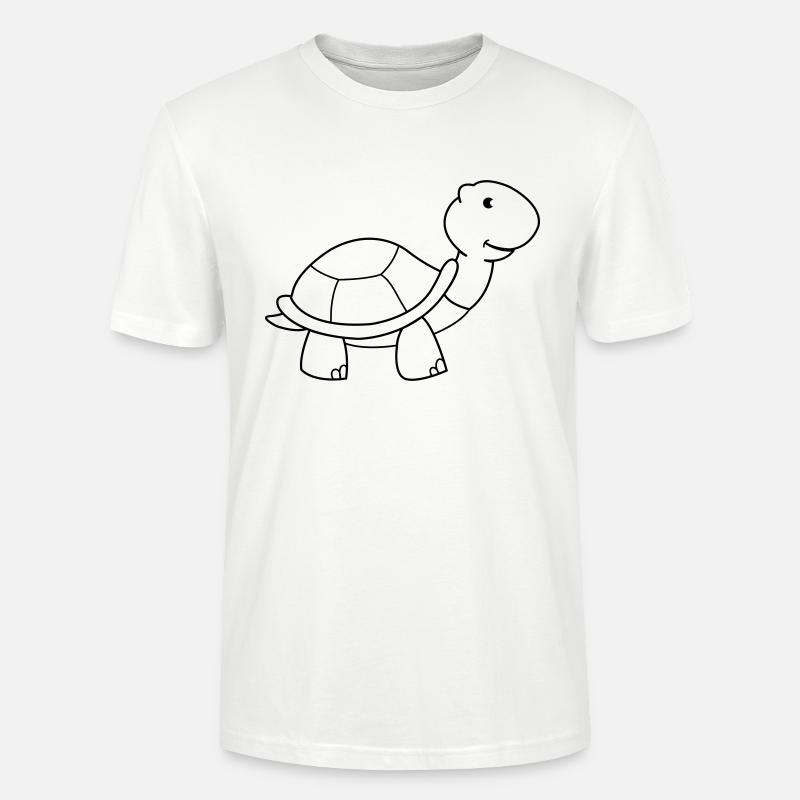 schildkröte - Stanley/Stella Unisex Bio-T-Shirt CRAFTER - Weiß