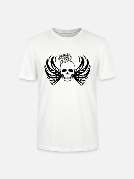 skull king - Stanley/Stella Unisex Bio-T-Shirt CRAFTER - Weiß