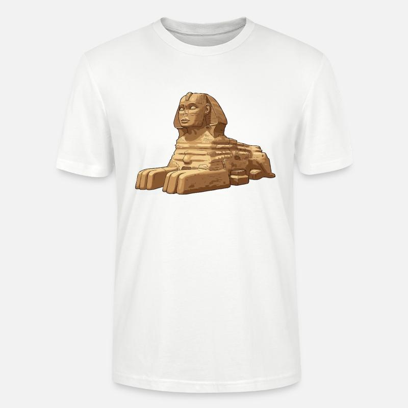 Sphinx von Gizeh - Stanley/Stella Unisex Bio-T-Shirt CRAFTER - Weiß