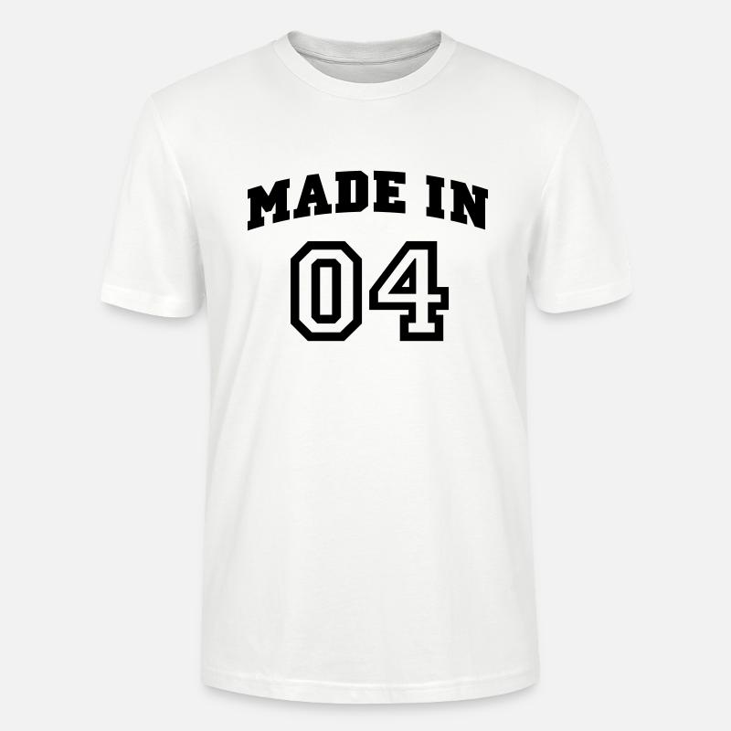 mp_madein04a - Stanley/Stella Unisex Bio-T-Shirt CRAFTER - Weiß