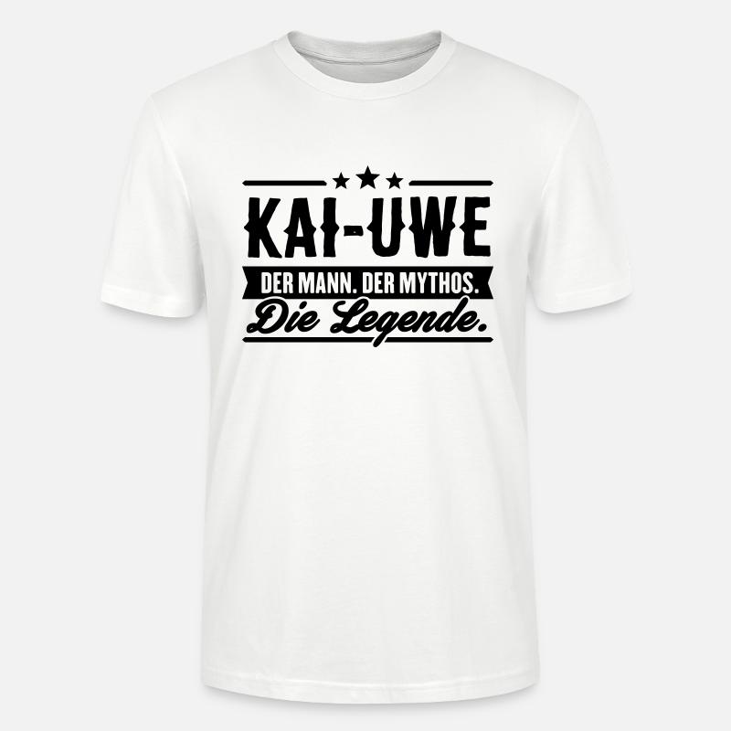 Mann Mythos Legende Kai-Uwe - Stanley/Stella Unisex Bio-T-Shirt CRAFTER - Weiß