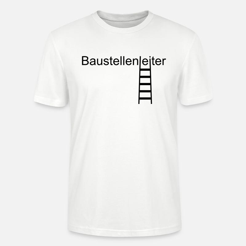 Baustellenleiter - Stanley/Stella Unisex Bio-T-Shirt CRAFTER - Weiß