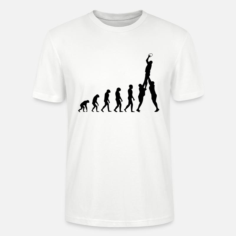 rugby - Stanley/Stella CRAFTER Unisex Organic T-Shirt - white