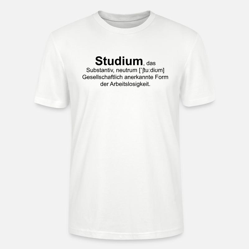 Studium, das - Stanley/Stella Unisex Bio-T-Shirt CRAFTER - Weiß