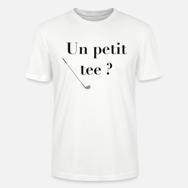 TEE golf : un petit tee ? - T-shirt bio CRAFTER Stanley Stella Unisexe - blanc