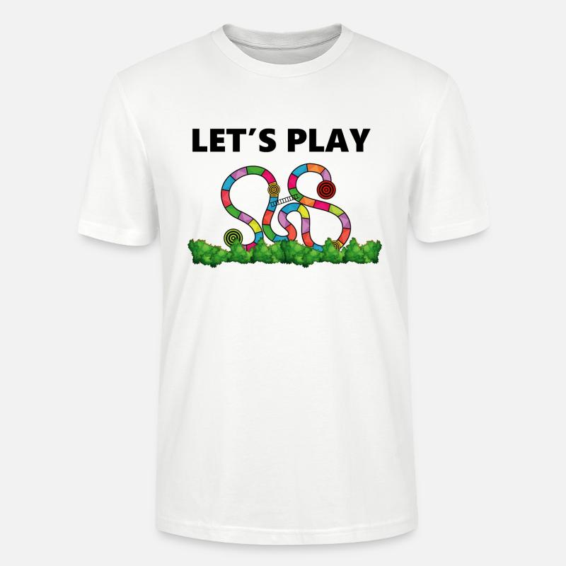 boardgame chess backgammon game night - Stanley/Stella Unisex Bio-T-Shirt CRAFTER - Weiß