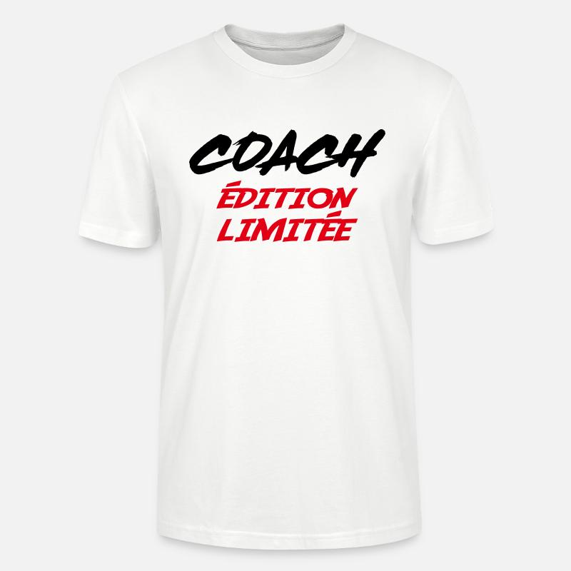 COACH Limitierte Auflage - Stanley/Stella Unisex Bio-T-Shirt CRAFTER - Weiß
