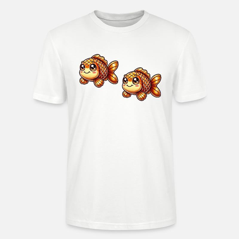 goldfisch comic 2 - Stanley/Stella Unisex Bio-T-Shirt CRAFTER - Weiß