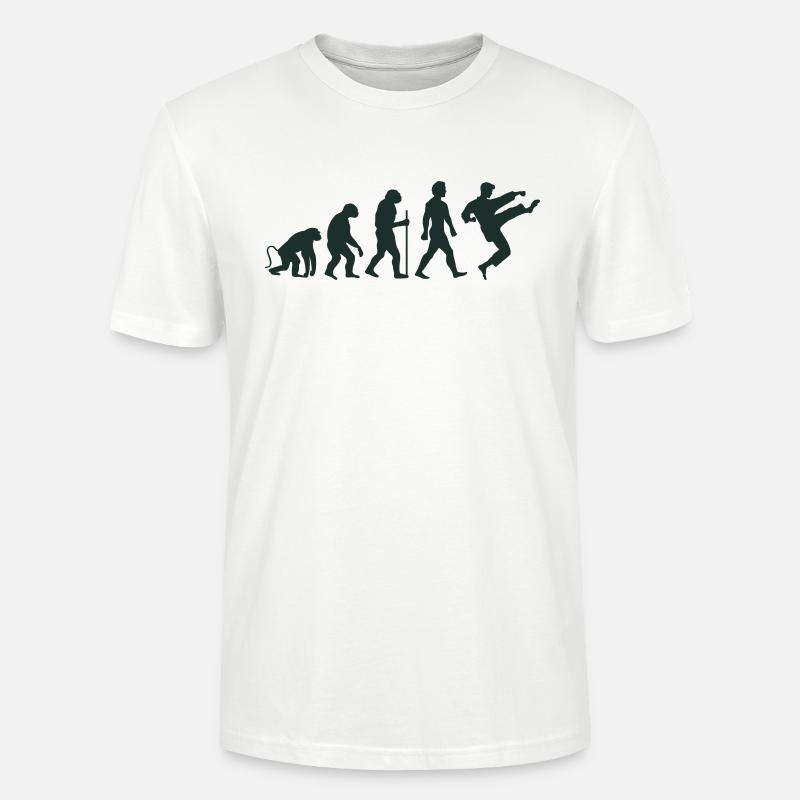 karate evolution - Stanley/Stella Unisex Bio-T-Shirt CRAFTER - Weiß