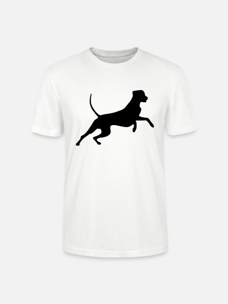 rhodesian_ridgeback_cb - Stanley/Stella CRAFTER Unisex Organic T-Shirt - white