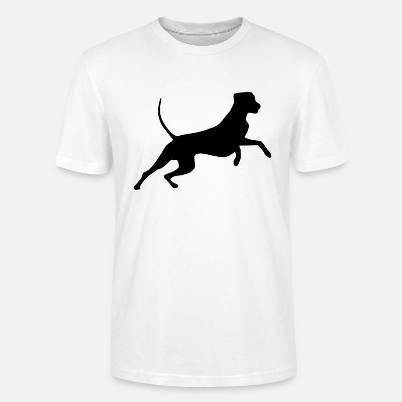 rhodesian_ridgeback_cb - Stanley/Stella Unisex Bio-T-Shirt CRAFTER - Weiß