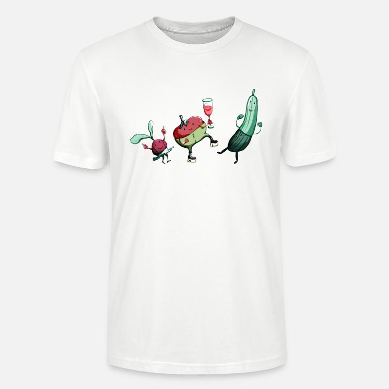 Junges Gemüse - Stanley/Stella Unisex Bio-T-Shirt CRAFTER - Weiß
