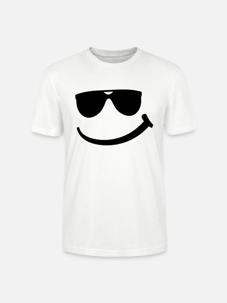 cool_smily_f1 - T-shirt bio CRAFTER Stanley Stella Unisexe - blanc