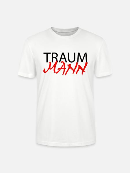 Traummann Partnerlook Geschenkidee - Stanley/Stella Unisex Bio-T-Shirt CRAFTER - Weiß