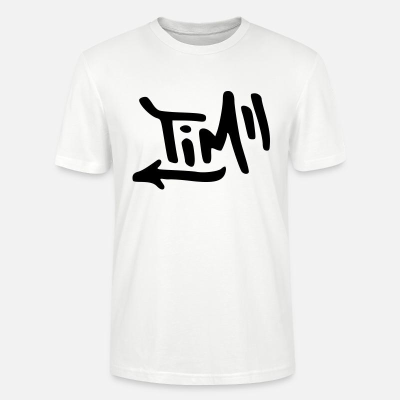 Graffiti Tim - Stanley/Stella Unisex Bio-T-Shirt CRAFTER - Weiß