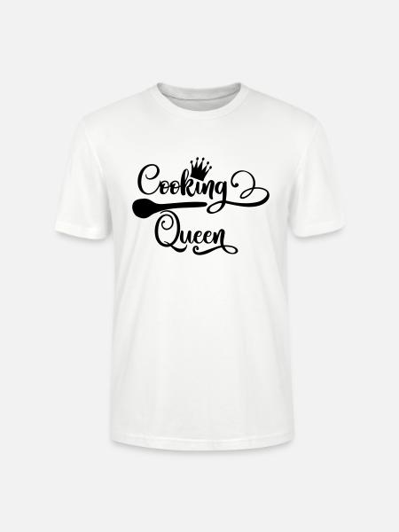 cooking_queen - Stanley/Stella Unisex Bio-T-Shirt CRAFTER - Weiß