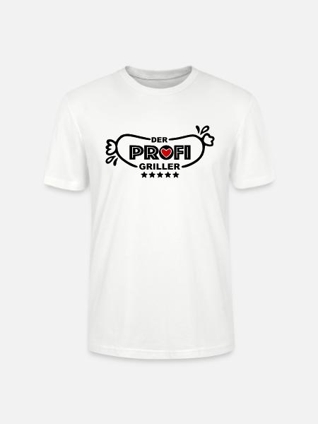 Profi Griller - Stanley/Stella Unisex Bio-T-Shirt CRAFTER - Weiß